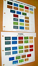 1975 Ford Lincoln Mercury Mustang Cougar Bronco car truck upholstery samples set picture