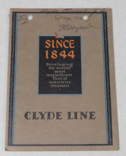 1927 The Clyde Line steamship tourist book picture