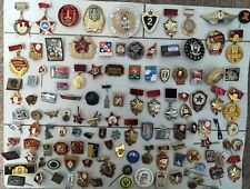 100% original 120 USSR badges, a collection of different Soviet-era badges picture