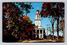 Kennebunkport ME-Maine, South Congregational Church, Vintage c1969 Postcard picture