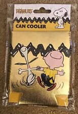 Peanuts Snoopy & Charlie Brown Dancing Can Cooler Koozie NEW picture