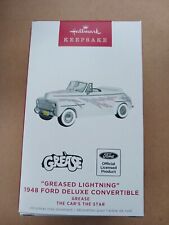 2022 Hallmark Ornament Greased Lightning 1948 Ford Deluxe Convertible Grease 2nd picture