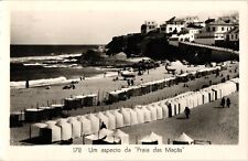 Real Photo Praia das Macas Beach along Sintra Coastline in Portugal Postcard picture