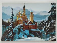 Postcard SchlobB Neuschwanstein Bayr Alpen Erbaut 1869-1886 durch König Castle picture