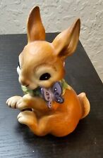 Vintage Linda Powell,  Pepper Bunny Porcelain Bisque Rabbit Figurine picture
