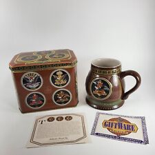 Vintage Anheuser Busch A & Eagle Series The 1930 Edition Stein & Tin  Excellent  picture