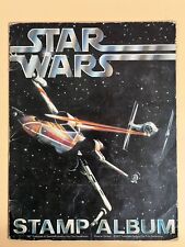 Vintage 1977 Star Wars Stamp Album W/ Stamps H.E.  (partially with stamps) picture