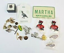 Estate Lot of Assorted Lapel Pins etc - 20+ Pieces - NC State, Agriculture Birds picture