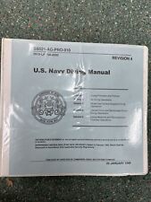 U.S.Navy Diving Manual Diving And Principles Volume 1-5 In A Binder 1999 picture