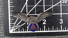JS13 Civil Air Patrol Pilot Wings Unbranded Sterling Pin Back picture