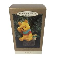 1993 Hallmark Keepsake Ornament Magic Winnie the Pooh Hear Pooh's Voice NIB picture
