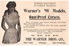 c1880s Rust Proof Corsets WarnerBros Co Victorian Lady Fashion Antique Print Ad picture