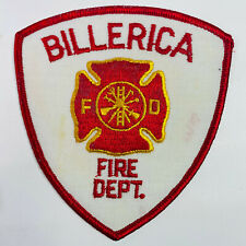 Billerica Fire Massachusetts MA Patch L9A picture