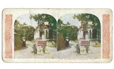 c1905 The Police Station Hong Kong China Stereoview Stereoscopic Photo Card picture
