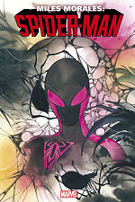 MILES MORALES: SPIDER-MAN #1 (PEACH MOMOKO VARIANT)(2022) COMIC ~ Marvel picture