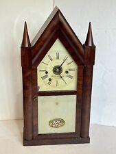Antique 1880’s Rare TRIPLE FUSEE Movement BREWSTER & INGRAHAM STEEPLE Clock picture