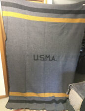 USMA West Point Cadet Army Military Grey Girl 100%  Wool Blanket picture