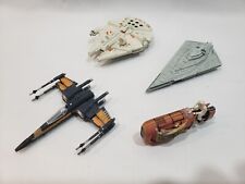 Star Wars The Force Awakens Hasbro Titanium Series Die-Cast Lot of 4 Vehicles picture