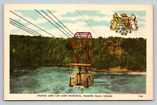 Niagara Falls Canada Spanish Aero Car Over Whirlpool Postcard picture