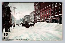 Oneida NY-New York, Snowbound In Winter, Antique, Vintage Postcard picture