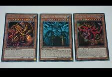 Yu-Gi-Oh The 3 Egyptian Deities Ra Obelisk Slifer Speed Duel Mint English picture
