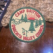 Rare Vintage Camp Britton Ouachita Area Council BSA Patch Mint picture