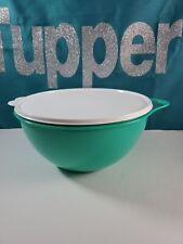Tupperware Thatsa Bowl Medium in Teal Green with white Seal 4.5 L / 19 Cup New  picture