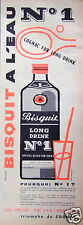 1957 BISQUIT COGNAC FOR LONG DRINK PRESS ADVERTISEMENT #1 picture