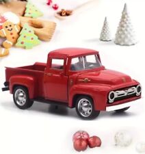 Vintage Old Red Truck Decor Farmhouse Diecast Truck. picture
