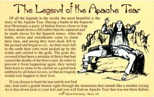 Native American Legend of the Apache Tear Vintage Postcard Superstition Mtn A800 picture