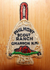 Philmont Scout Ranch Vintage Arrowhead Boy Scouts of America BSA Patch picture