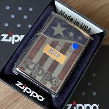 Unused Zippo 2019 vintage United States Stars and Stripes design picture