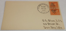 MARCH 1939 SOUTHERN PACIFIC TRAIN #382 GLOBE & BOWIE ARIZONA RPO POST CARD picture