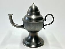 Vintage / Antique rein zinn German Pewter Teapot Coffee Pot, Incense Holder picture