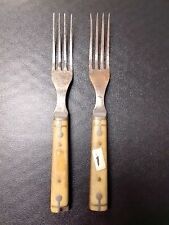 As-is Chipped Antique Or Vintage War Era Forks picture