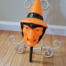 Vintage Bayshore New York Witch Blow Mold Shaker Rattle Halloween Toy MCM 20th picture