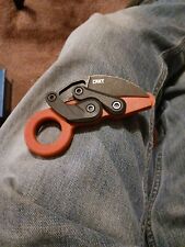 CRKT Provoke 4040 EDC Folding Pocket Knife Orange Handle picture