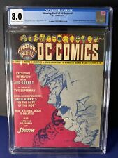 Amazing World of DC Comics #1 CGC 8.0 ,DC Comics 1974 picture