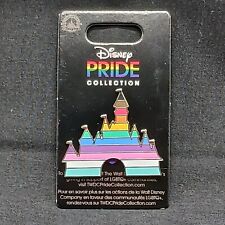 Disney Pride Rainbow Castle Pin DisneyLand Sleeping Beauty Castle picture