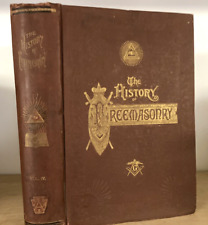 1896 HISTORY of FREEMASONRY-Robert F. Gould-VOLUME IV-YORSTON Co. Pub-NEAT CLEAN picture
