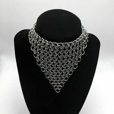 DGH® Chainmail Neck Lace Silver Perfect & Best Medieval Gift for Wife  H1 picture