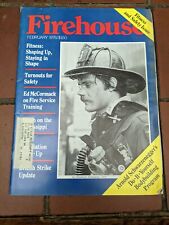 FIREHOUSE MAGAZINE FEBRUARY 1978 FITNESS AND SAFETY ISSUE RARE VTG FIREMAN picture