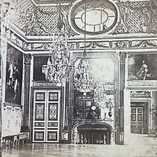 Antique 1865 Salon Des Marechaux Tuileries Palace Stereoview Photo Card P1185 picture