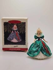 1995 Hallmark Keepsake Holiday Barbie Collector's Series Christmas Ornament  picture