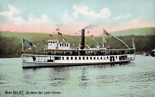 Steamer Ship Penn Yan Lake Keuka NY Yates County New York Vtg Postcard E2 picture