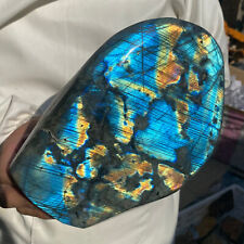 9lb Large Natural Labradorite Quartz Crystal Display Mineral Specimen Healing picture