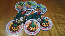 New Woodsy Owl designed embroidered patch set - 3 different patches picture