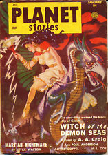PLANET STORIES January 1951  GGA Cover picture