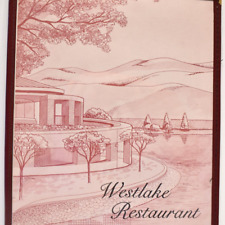 Vintage 1980s Westlake Restaurant Menu picture