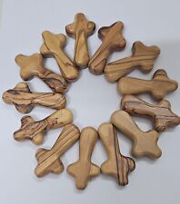 unique and simple Olive Wood Comfort Cross 500pcs(2.5 Inch) picture